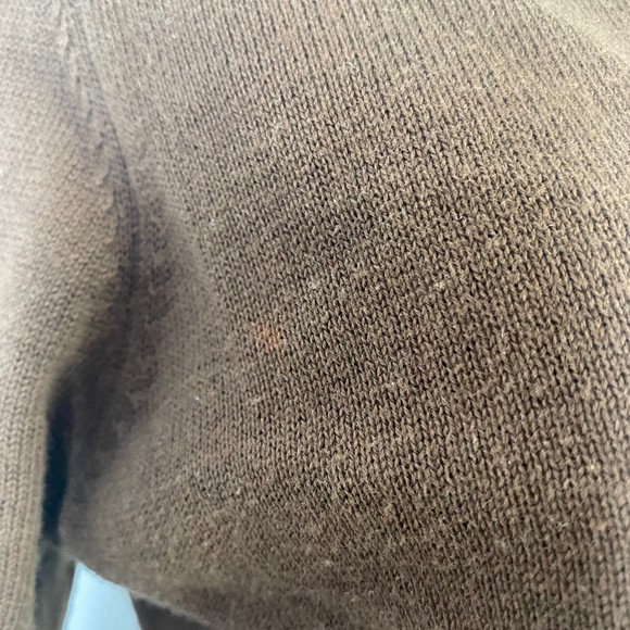 Guess Women's Cropped Brown Sequin Cardigan Size Small / Petite - Picture 5 of 8